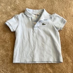EUC; baby blue Lacoste; size 2